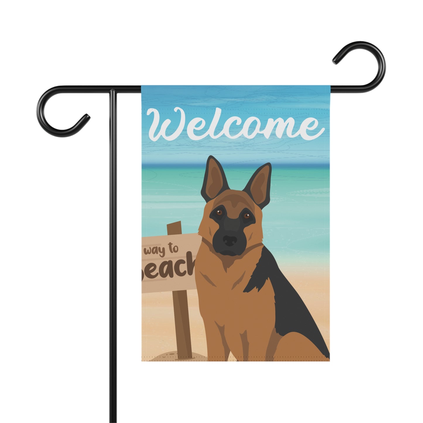 German Shepherd Dog Garden Flag