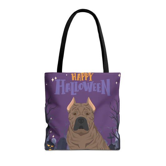 Presa Canario Dog Happy Halloween Tote Bag 16x16