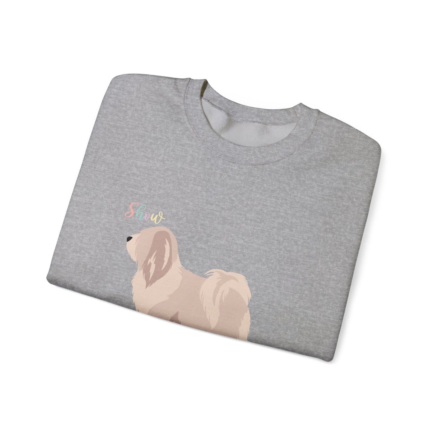 Tibetan Terrier Dog Unisex Heavy Blend Crewneck Sweatshirt