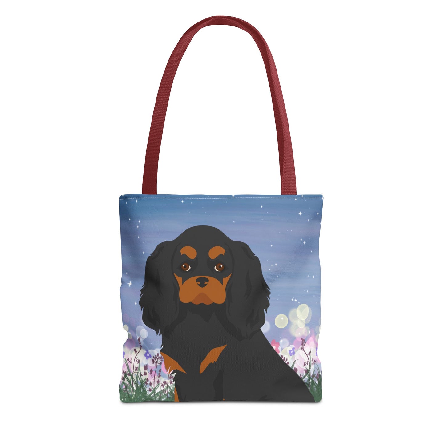 Cavalier King Charles Spaniel Dog Tote Bag 13x13