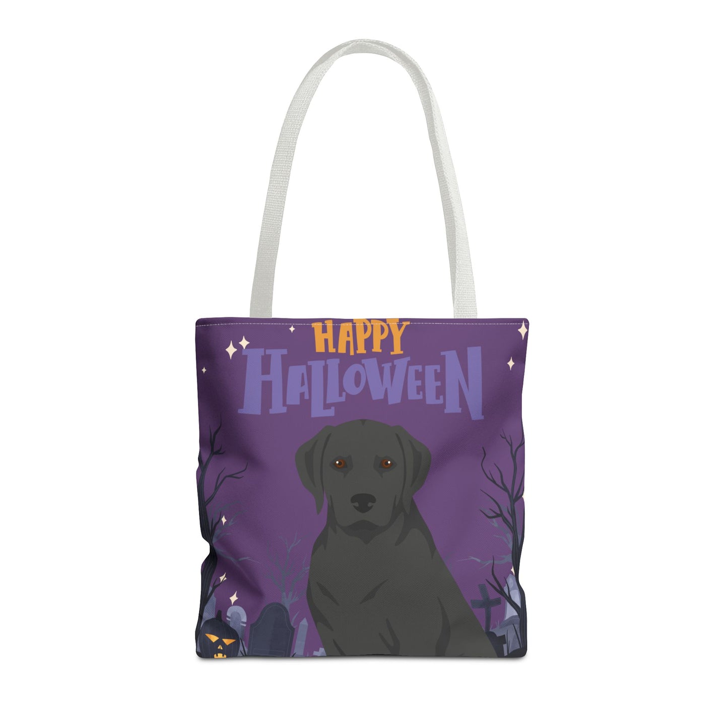 Labrador Retriever Dog Happy Halloween Tote Bag 16x16
