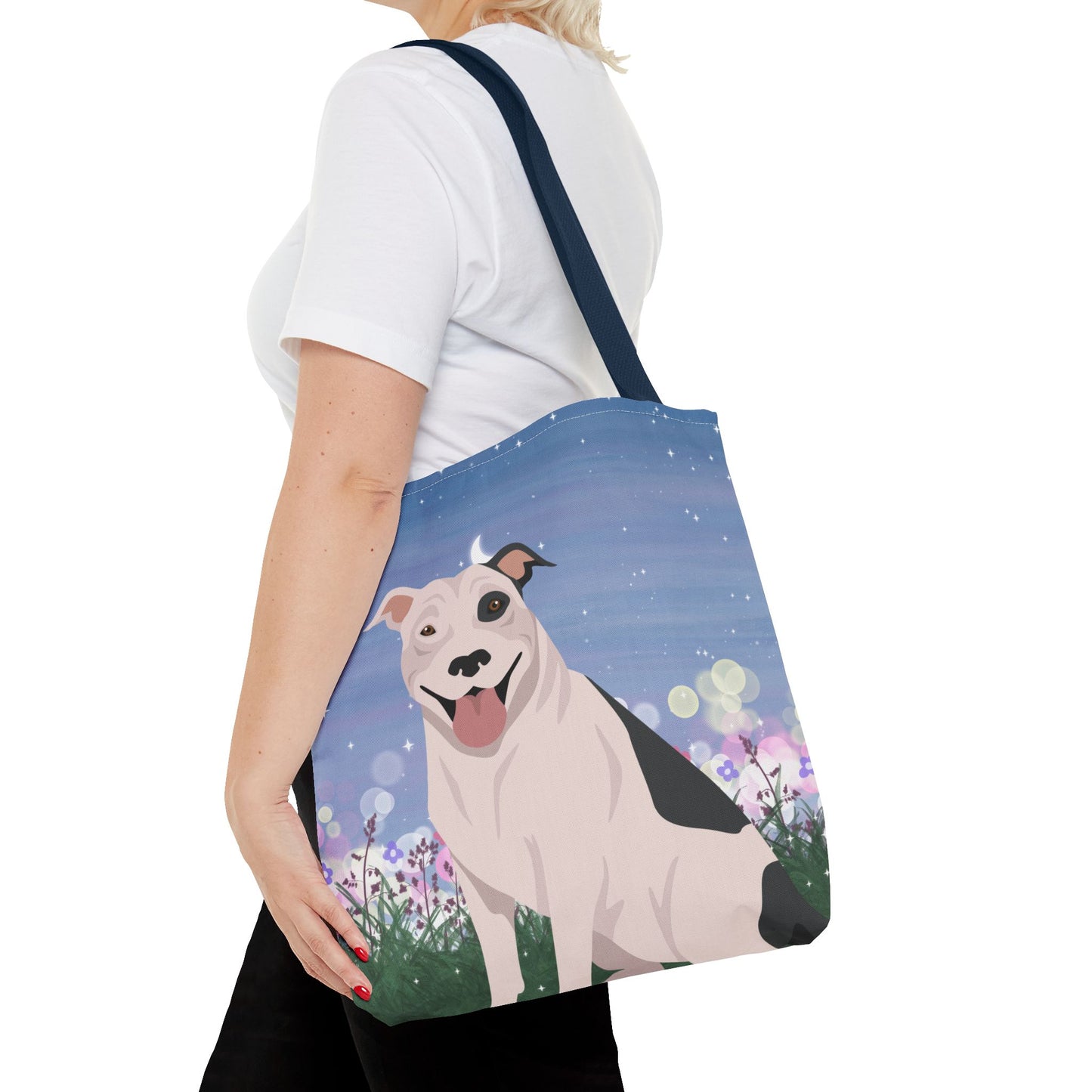 Pit Bull Dog Tote Bag 16x16