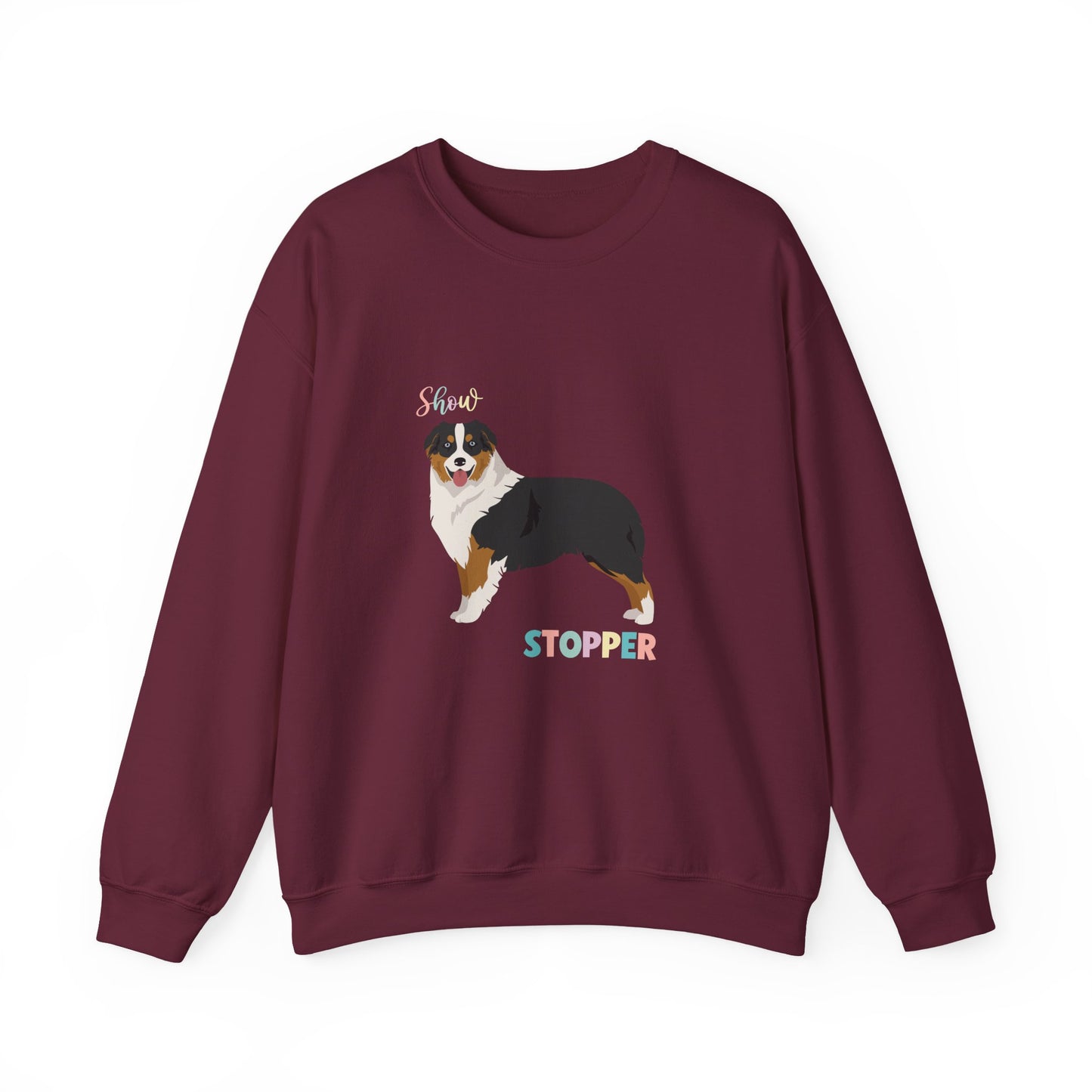 Australian Shepherd Dog Unisex Heavy Blend Crewneck Sweatshirt