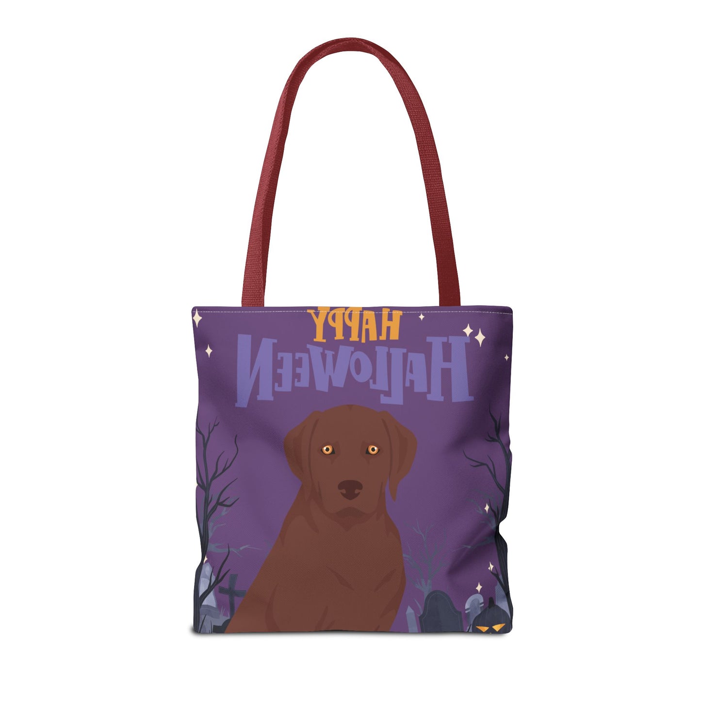 Labrador Retriever Dog Happy Halloween Tote Bag 16x16