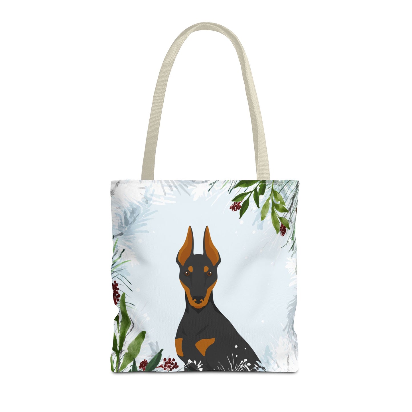 Manchester Terrier Dog Christmas Holiday Tote Bag 16x16