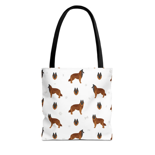 Belgian Tervuren Dog Tote Bag, Sheepdog Dog Mom Gift