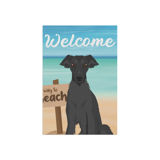 Silken Windhound Dog Garden Flag