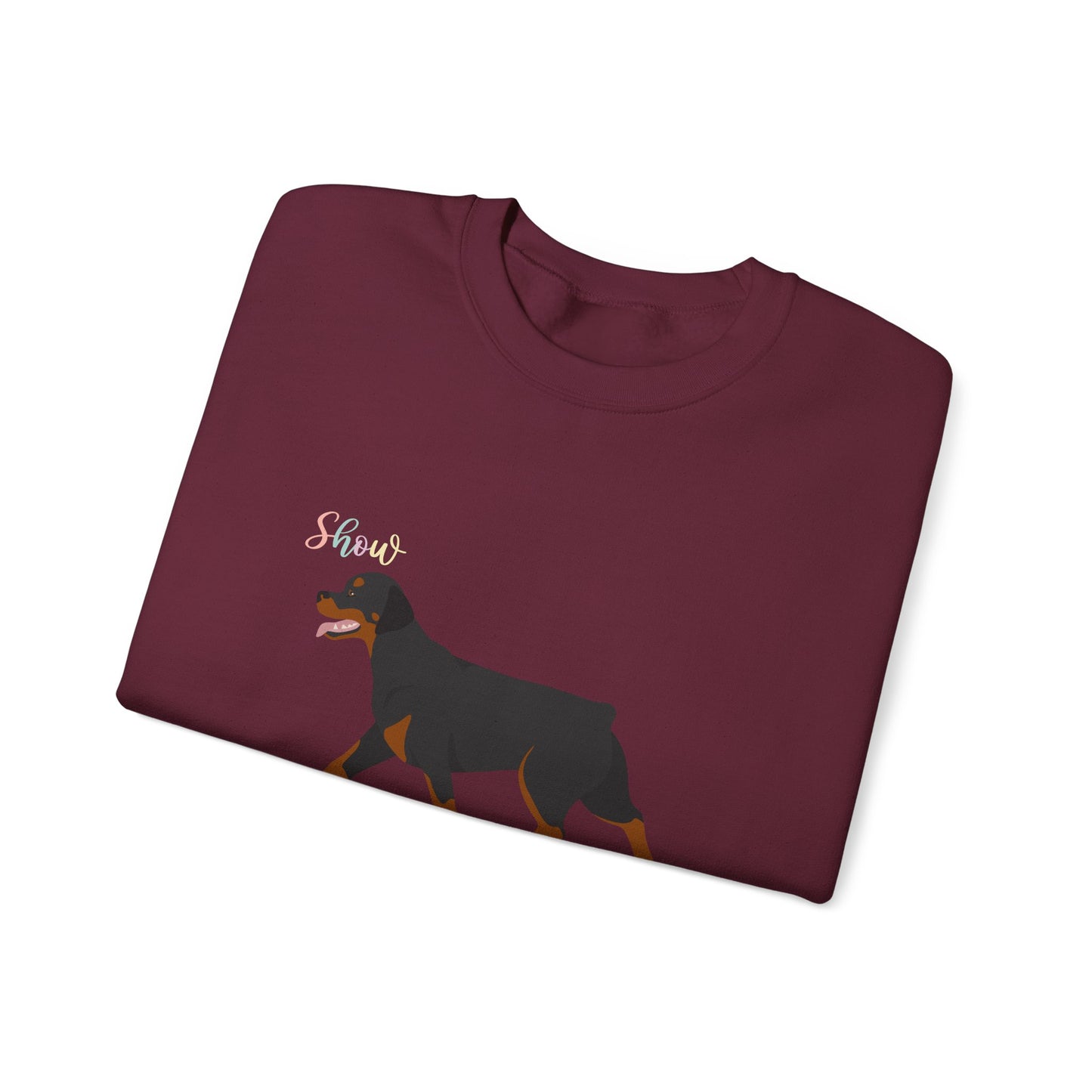 Rottweiler Dog Unisex Heavy Blend Crewneck Sweatshirt
