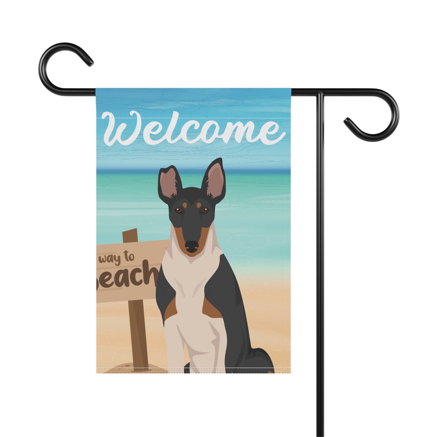 Smooth Collie Dog Garden Flag