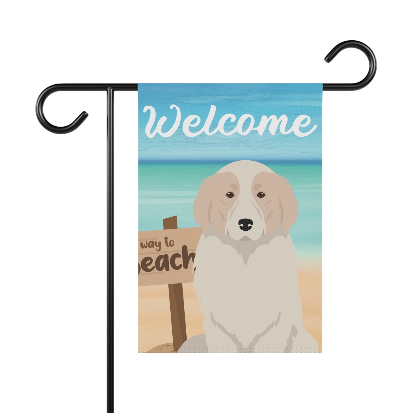 Great Pyrenees Dog Garden Flag