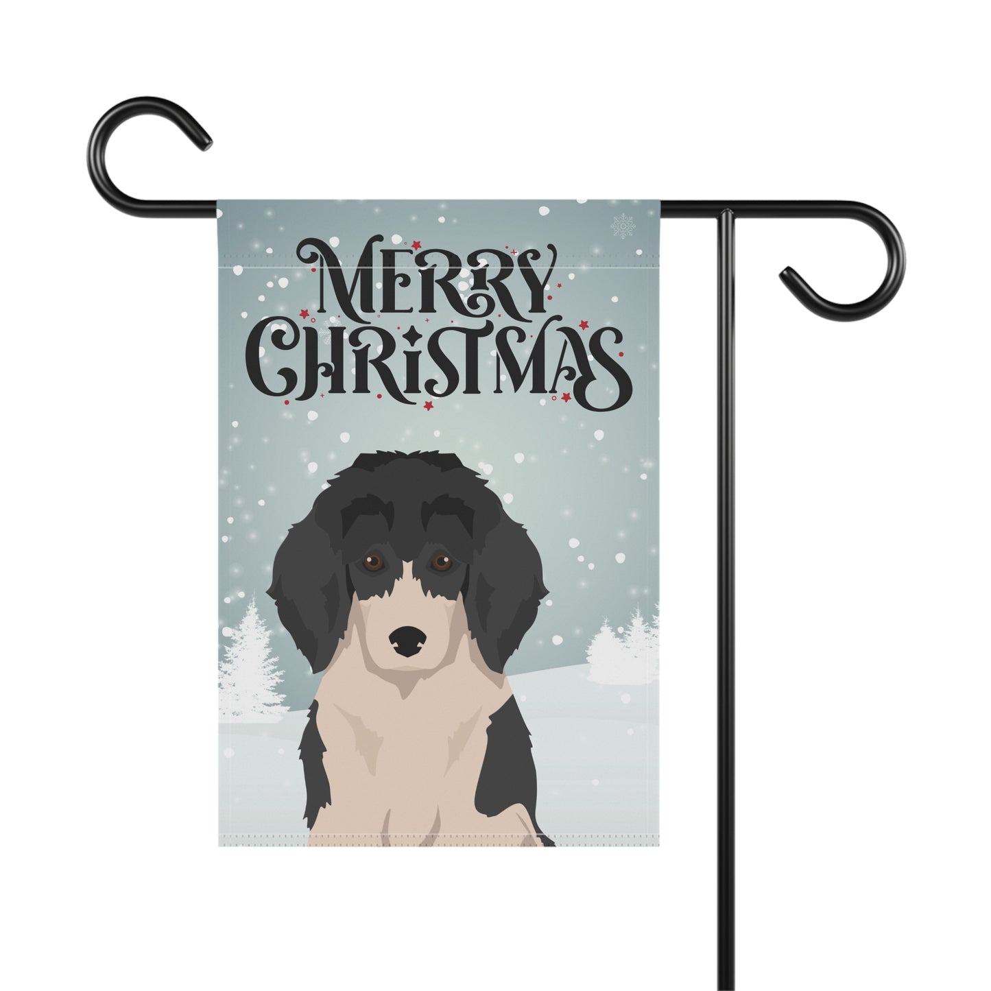 Standard Poodle Dog Garden Flag