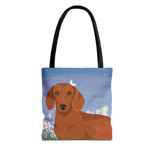 Dachshund Dog Tote Bag 13x13