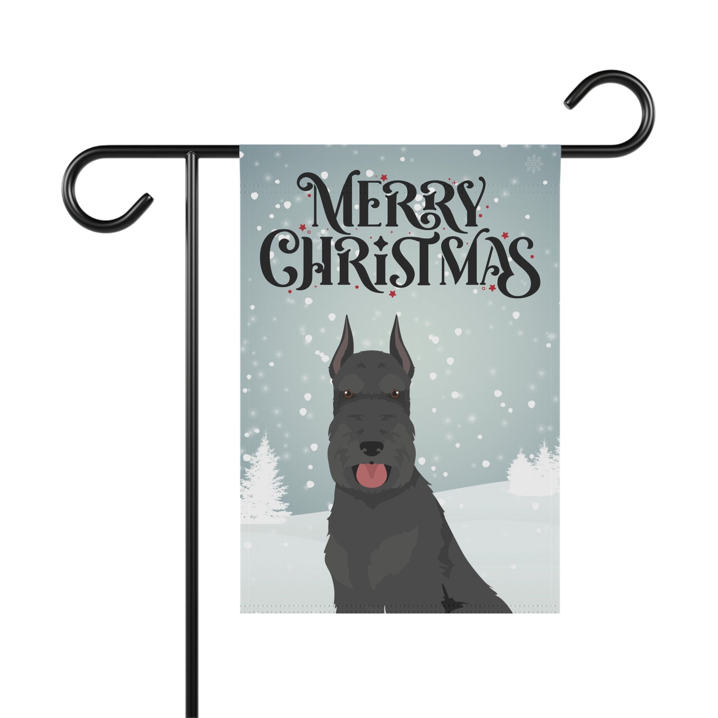 Schnauzer Dog Garden Flag