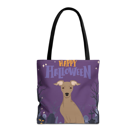 Italian Greyhound Dog Happy Halloween Tote Bag 16x16