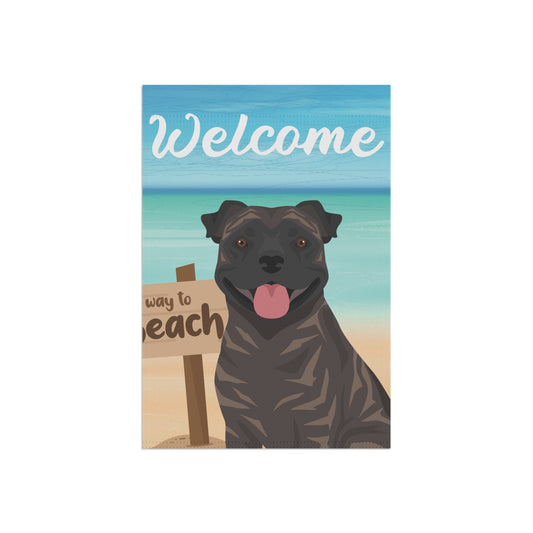 Staffordshire Bull Terrier Dog Garden Flag