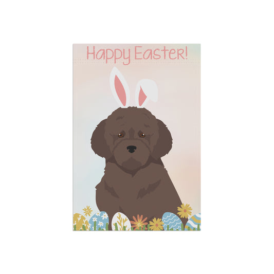 Lagotto Romagnolo Dog Happy Easter Garden Flag