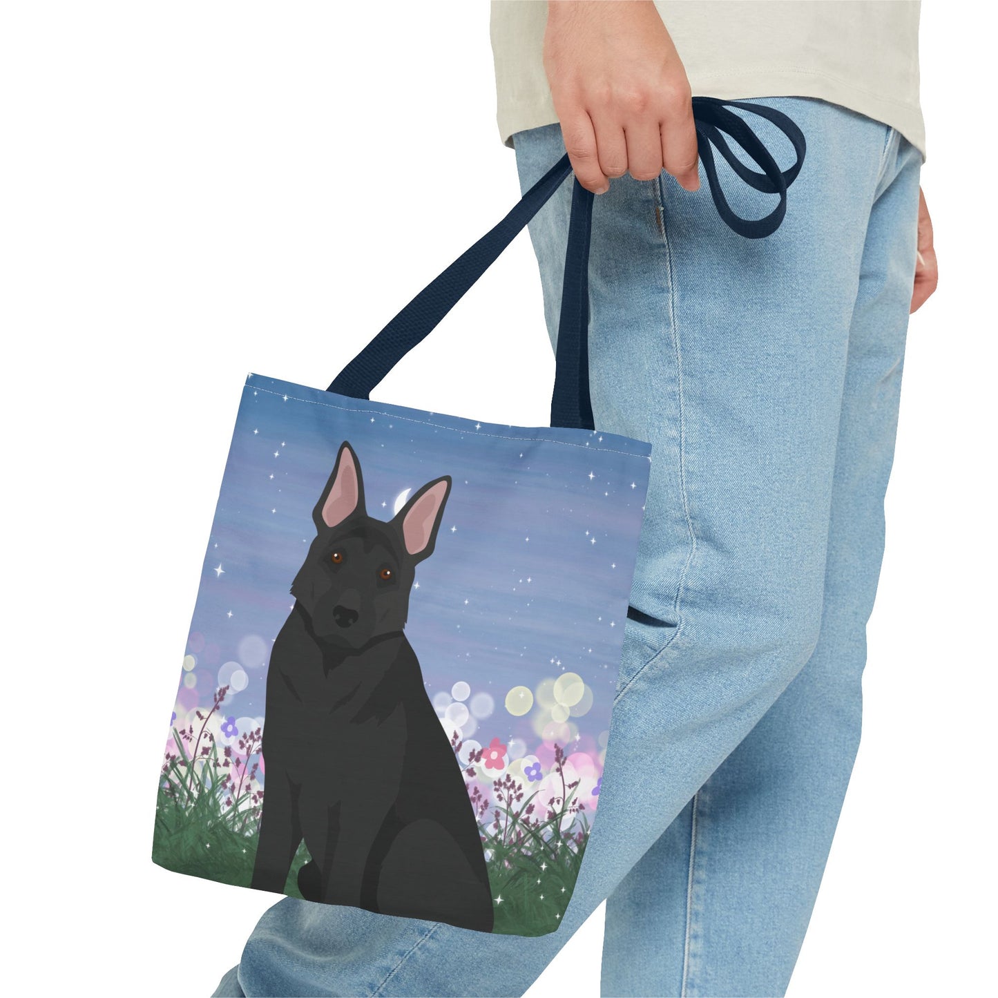 German Shepherd Dog Tote Bag 13x13