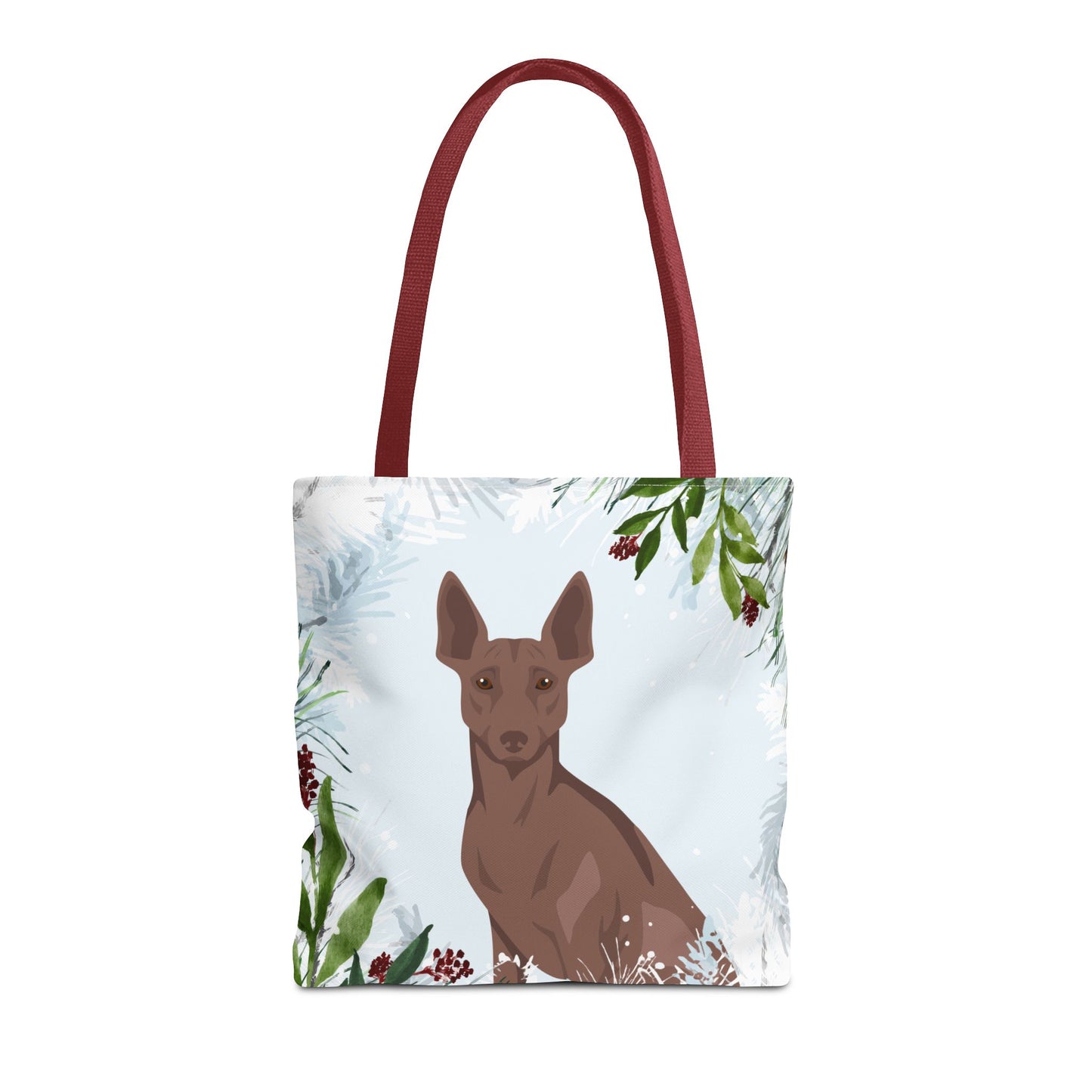 Peruvian Inca Orchid Dog Christmas Holiday Tote Bag 16x16