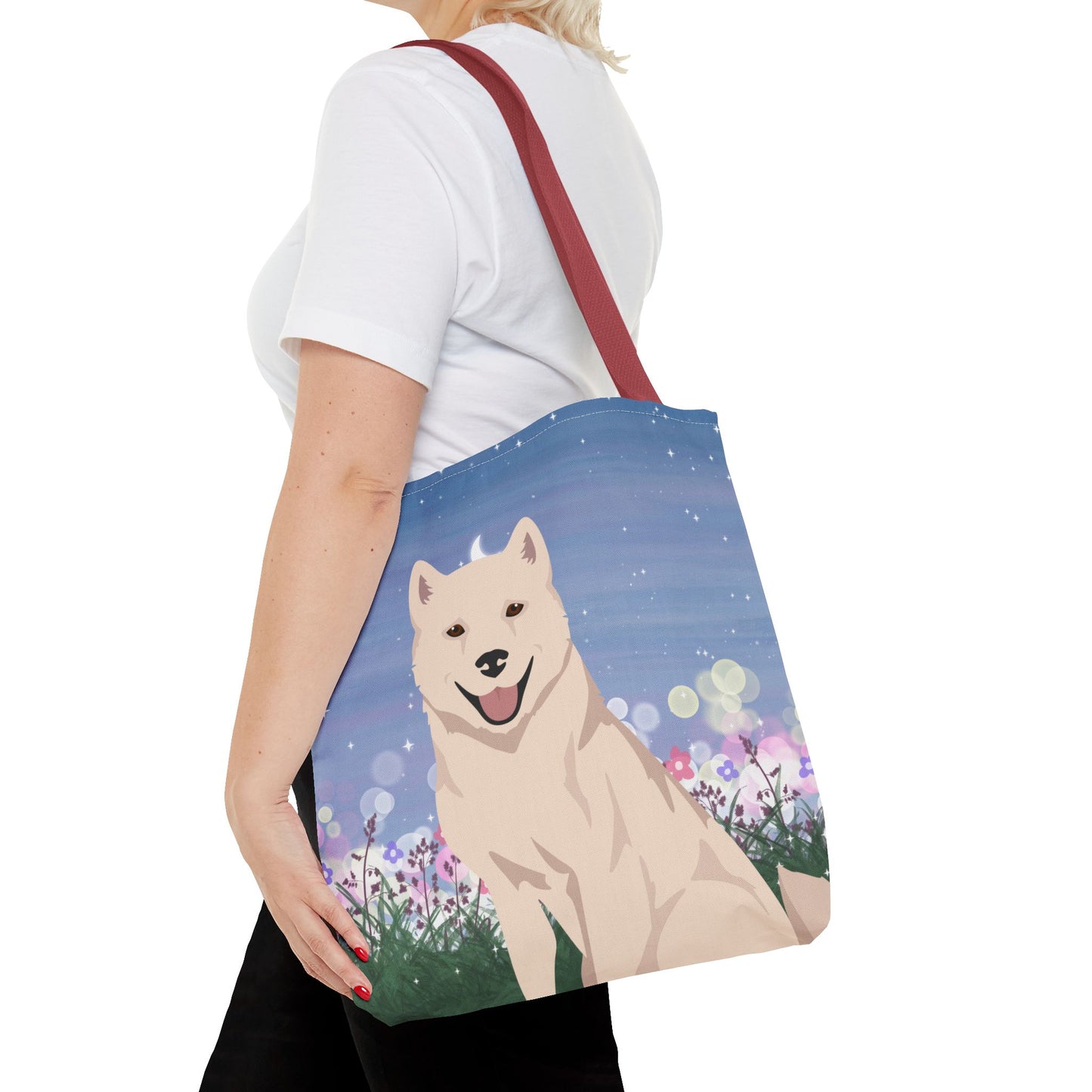 Kishu Ken Dog Tote Bag 16x16