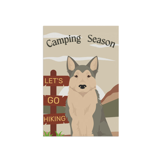 West Siberian Laika Dog Camping Garden Flag