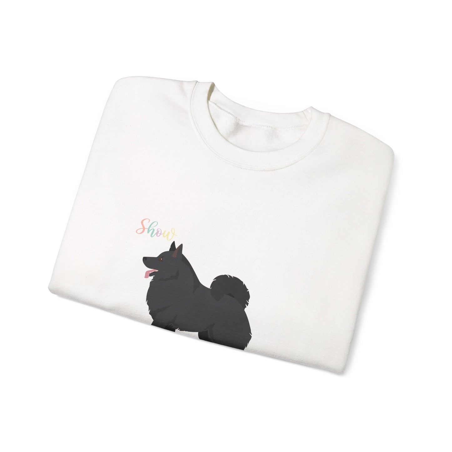 Schipperke Dog Unisex Heavy Blend Crewneck Sweatshirt