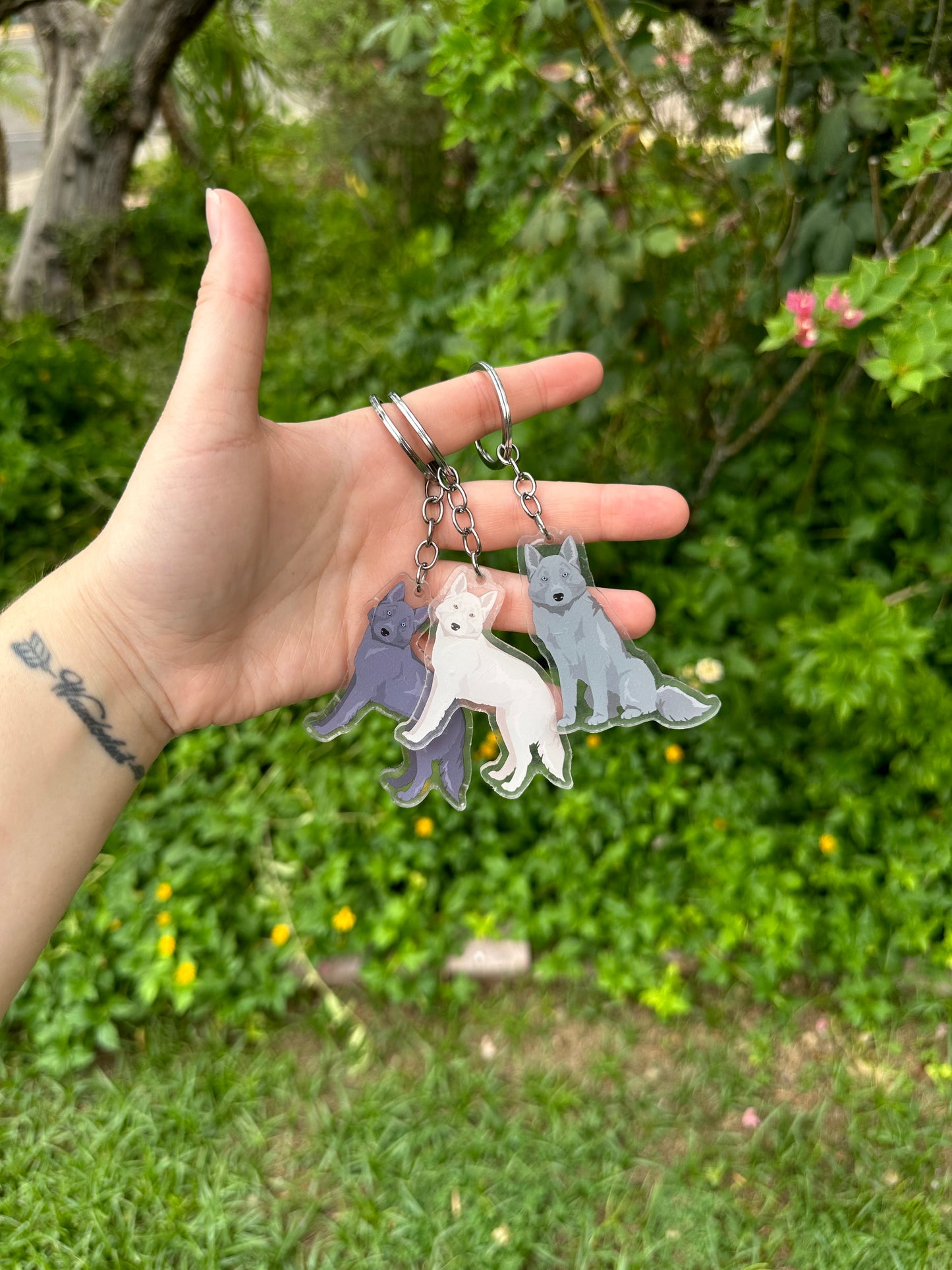 Blue Bay Shepherd Dog 2.5in Acrylic Keychain