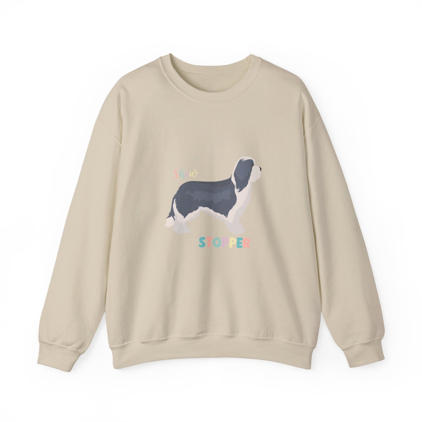 Bearded Collie Dog Unisex Heavy Blend Crewneck Sweatshirt