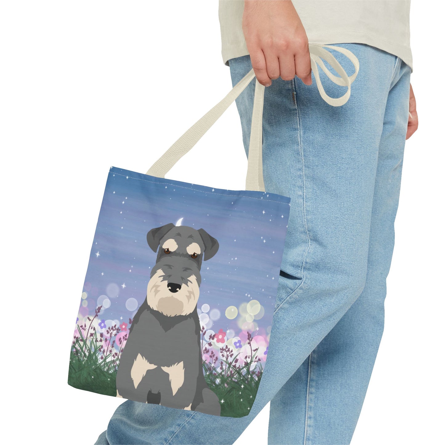 Schnauzer Dog Tote Bag 13x13