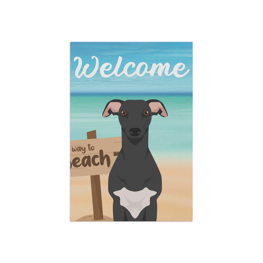 Whippet Dog Garden Flag