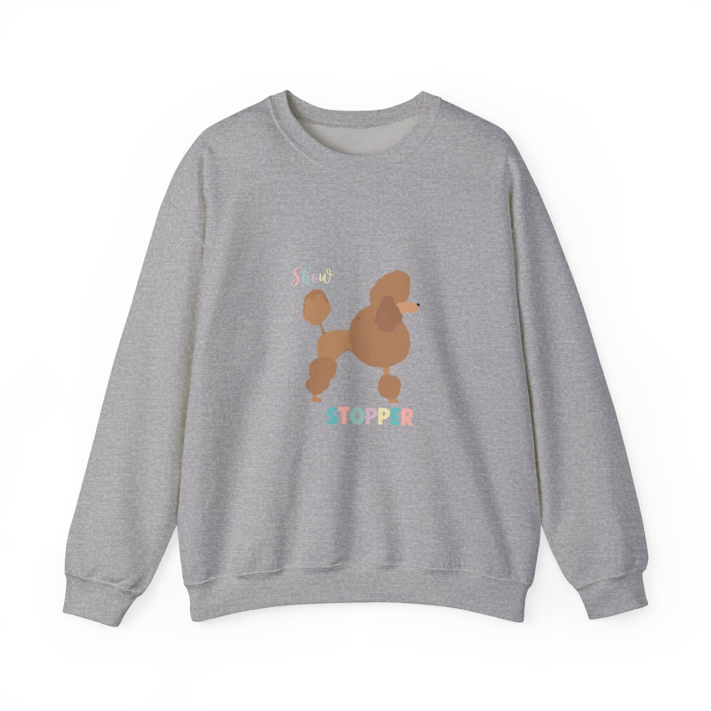 Poodle Dog Unisex Heavy Blend Crewneck Sweatshirt
