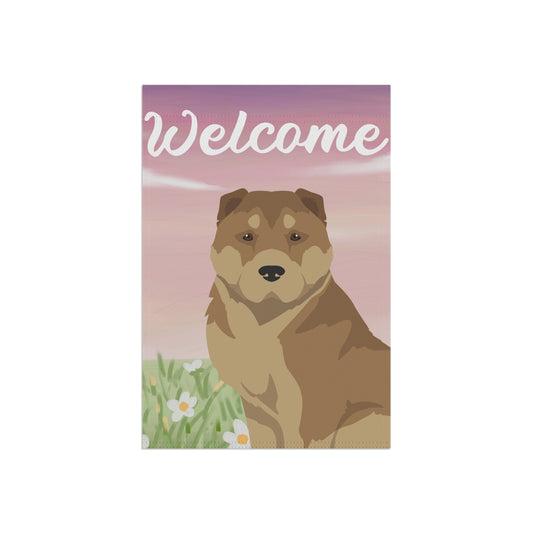 American Gampr Dog Welcome Garden Flag