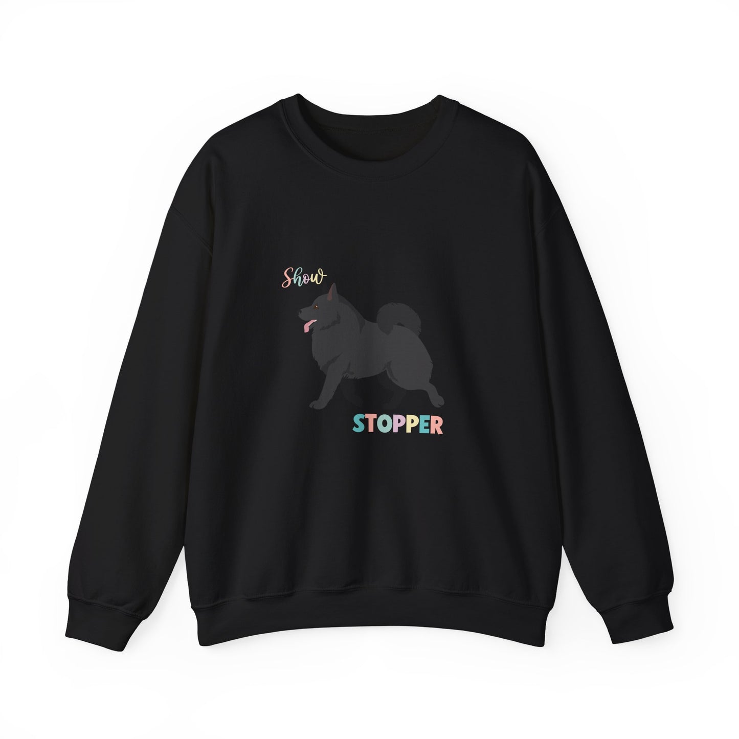 Schipperke Dog Unisex Heavy Blend Crewneck Sweatshirt