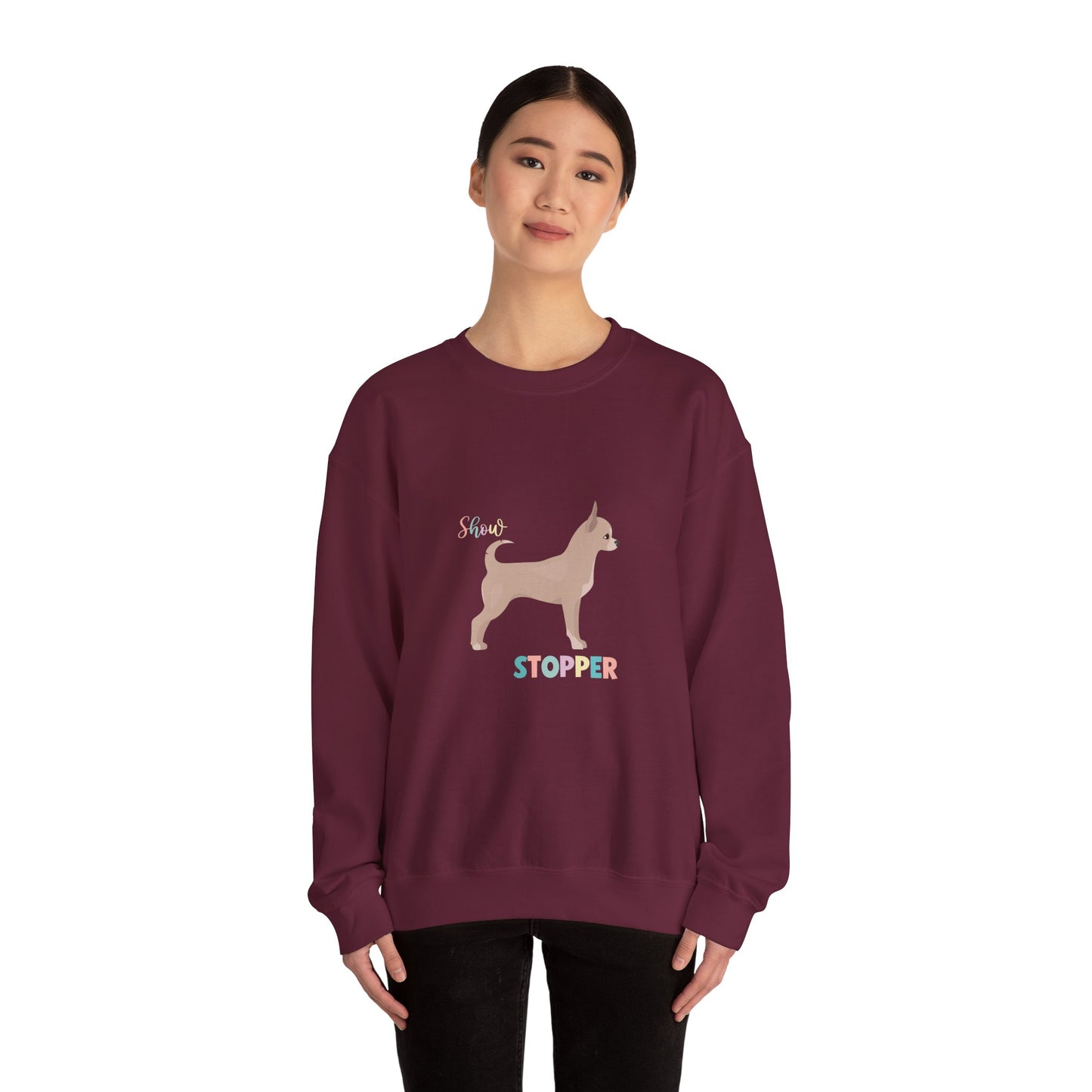 Chihuahua Dog Unisex Heavy Blend Crewneck Sweatshirt
