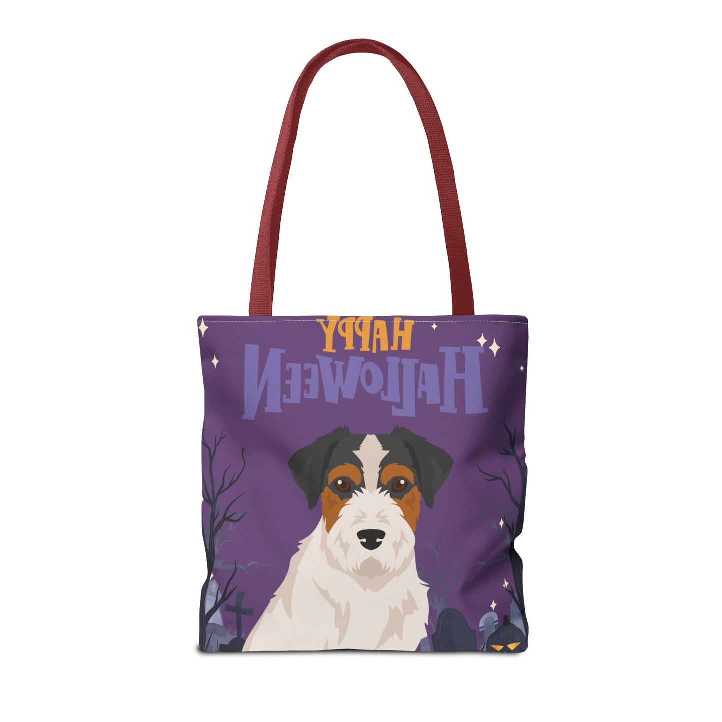 Jack Russell Terrier Dog Happy Halloween Tote Bag 16x16