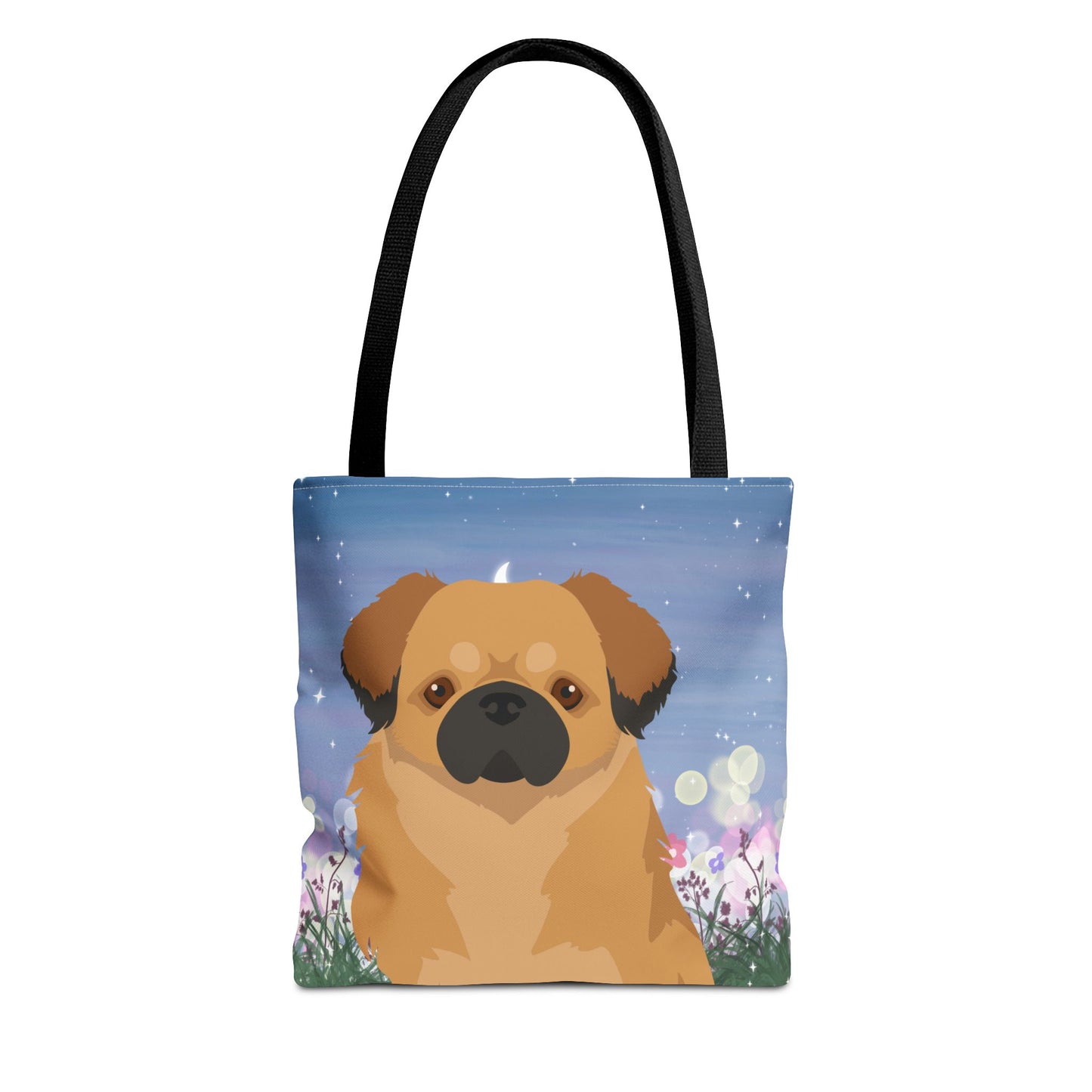 Tibetan Spaniel Dog Tote Bag 13x13