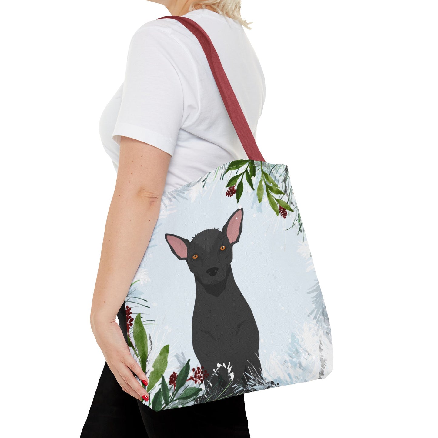 Xoloitzcuintli Dog Christmas Holiday Tote Bag 16x16