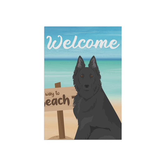Belgian Sheepdog Dog Garden Flag