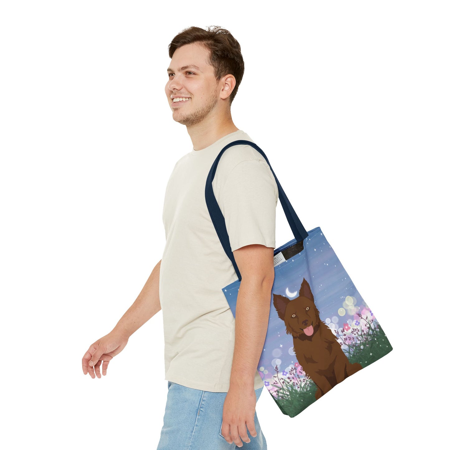 Mudi Dog Tote Bag 16x16