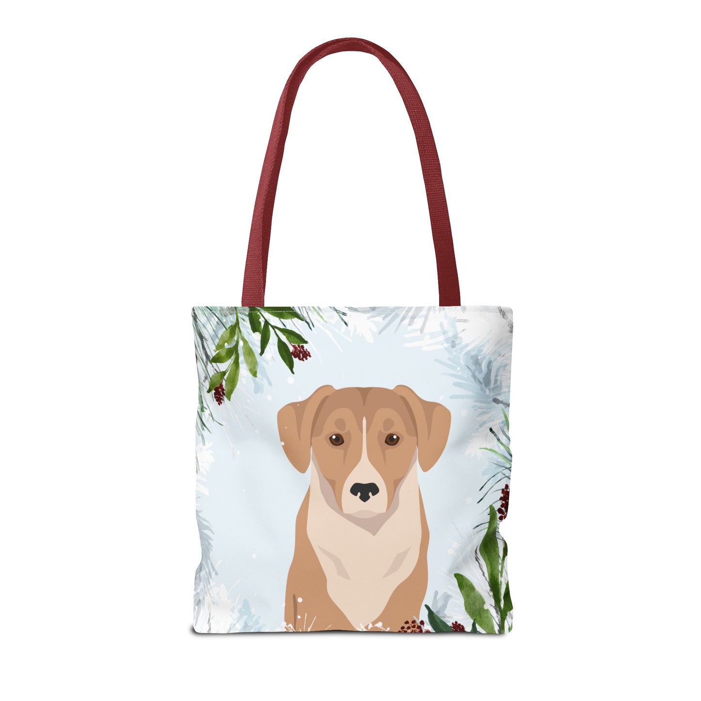 Austrian Pinscher Dog Christmas Holiday Tote Bag 16x16