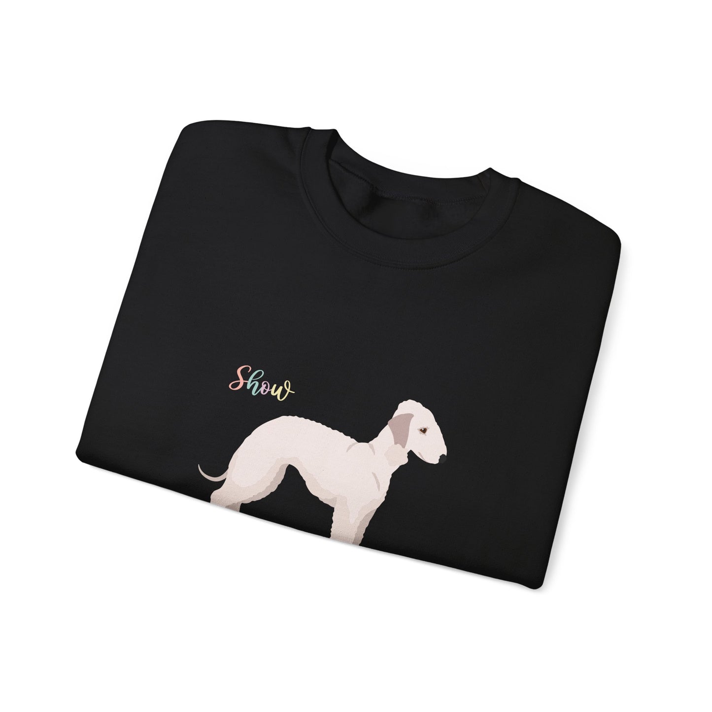 Bedlington Terrier Dog Unisex Heavy Blend Crewneck Sweatshirt