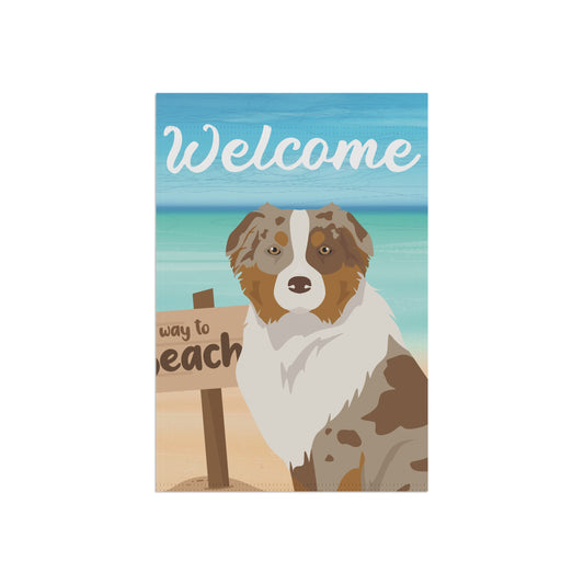 Australian Shepherd Dog Garden Flag