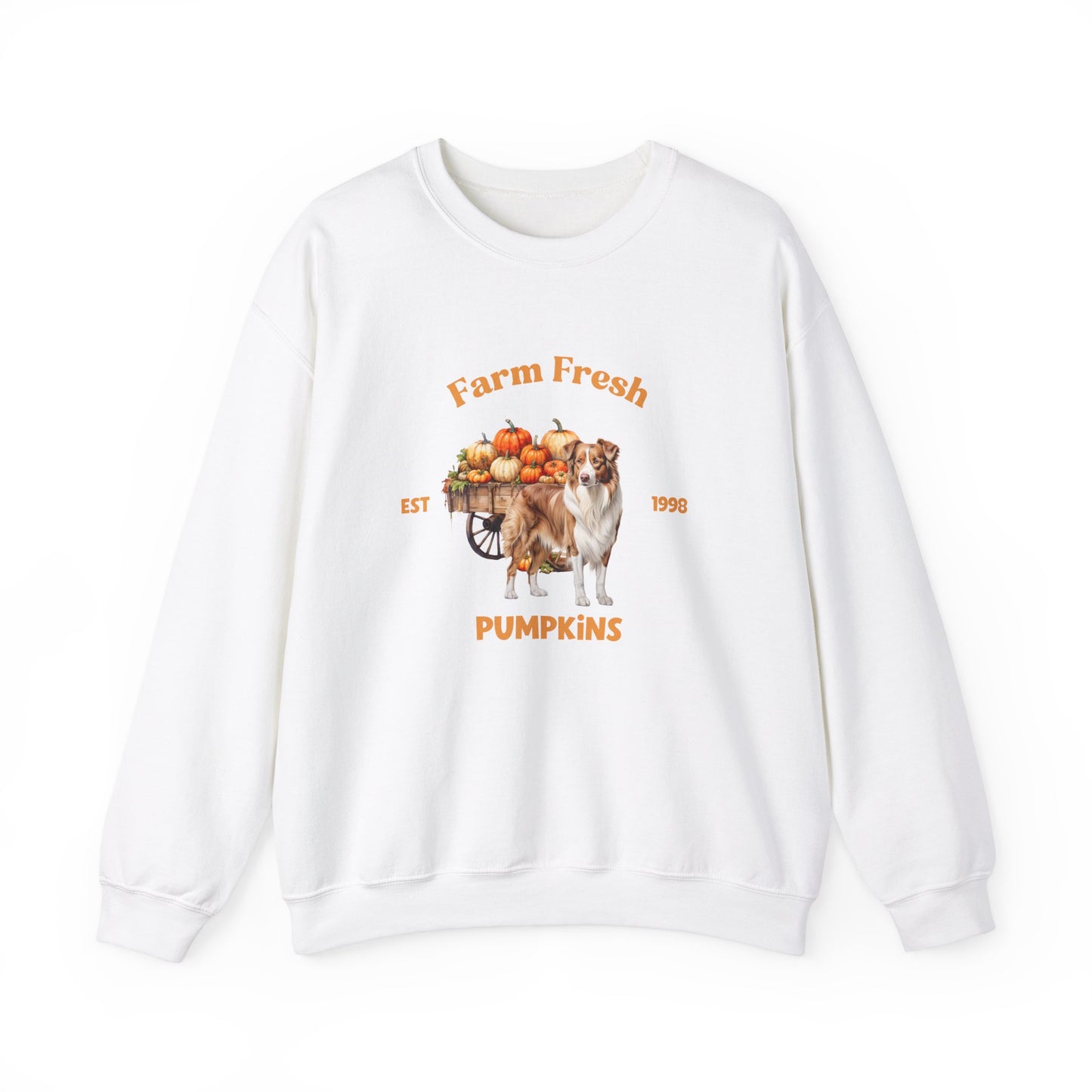 Australian Shepherd Dog Fall Unisex Heavy Blend Crewneck Sweatshirt