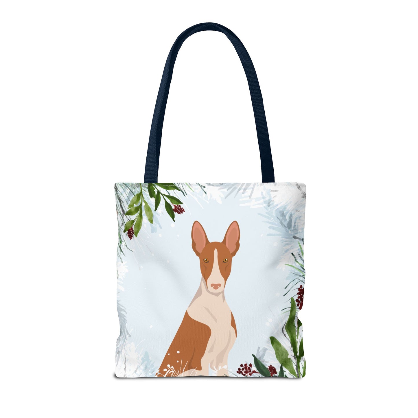 Ibizan Hound Dog Christmas Holiday Tote Bag 16x16