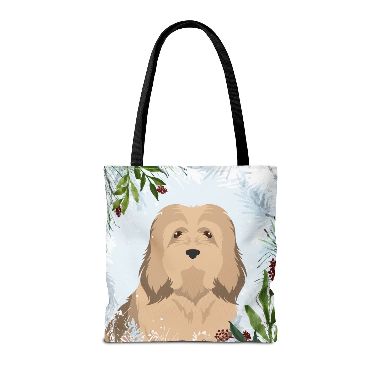 Havanese Dog Christmas Holiday Tote Bag 16x16