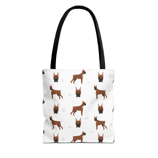 Boxer Dog Tote Bag, Boxer Dog Mom Gift