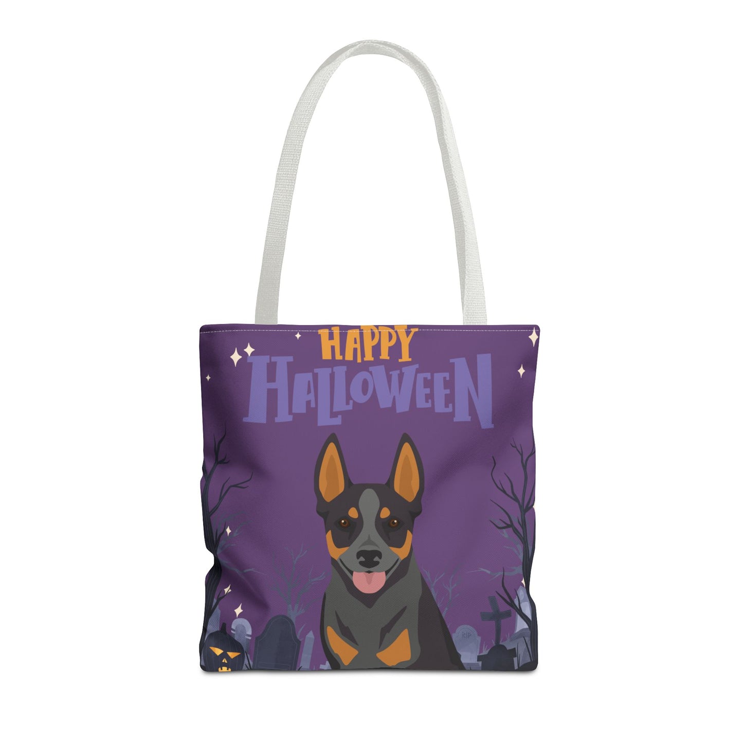 Australian Stumpy Tail Cattle Dog Dog Happy Halloween Tote Bag 16x16