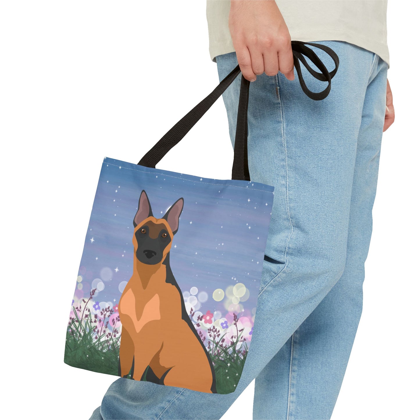Belgian Malinois Dog Tote Bag 13x13