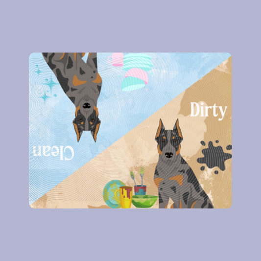 Beauceron Dog Clean & Dirty Fridge Magnet Set 3 Pack