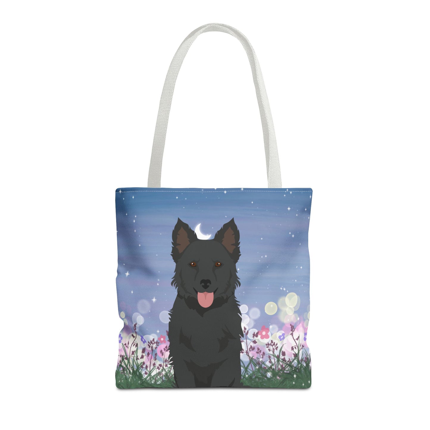 Mudi Dog Tote Bag 16x16