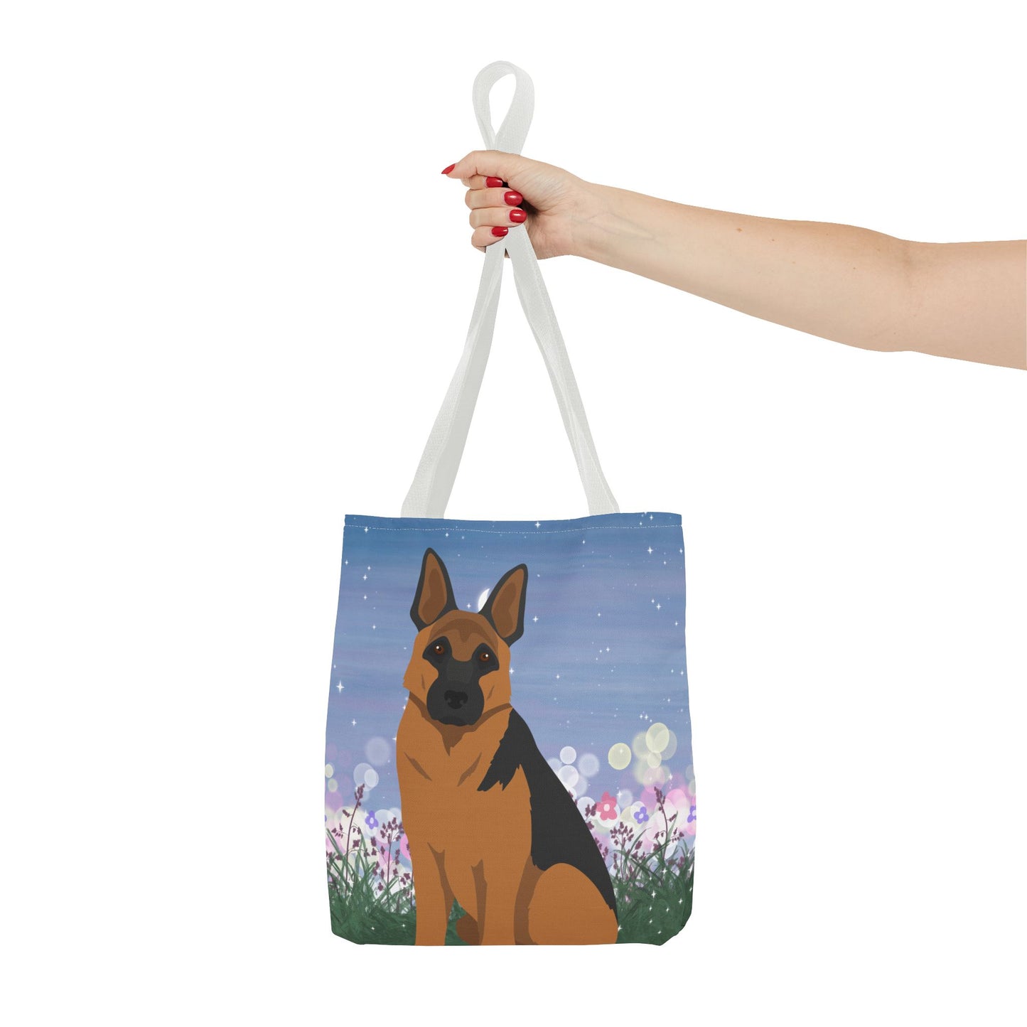 German Shepherd Dog Tote Bag 13x13